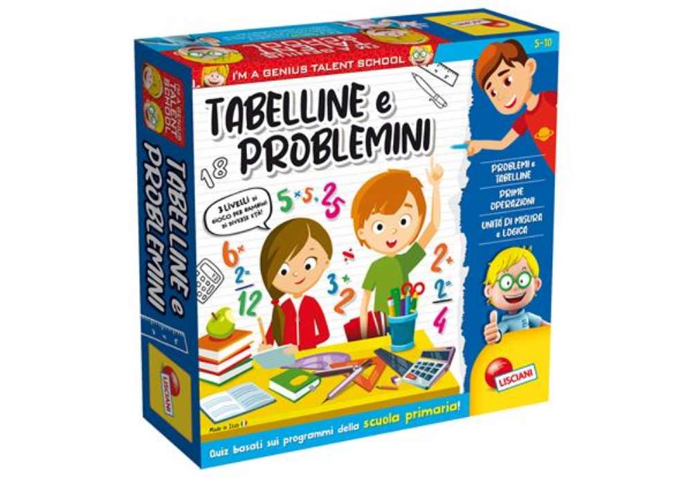 Immagine di I'm a Genius Tabelline e Problemi - Lisciani