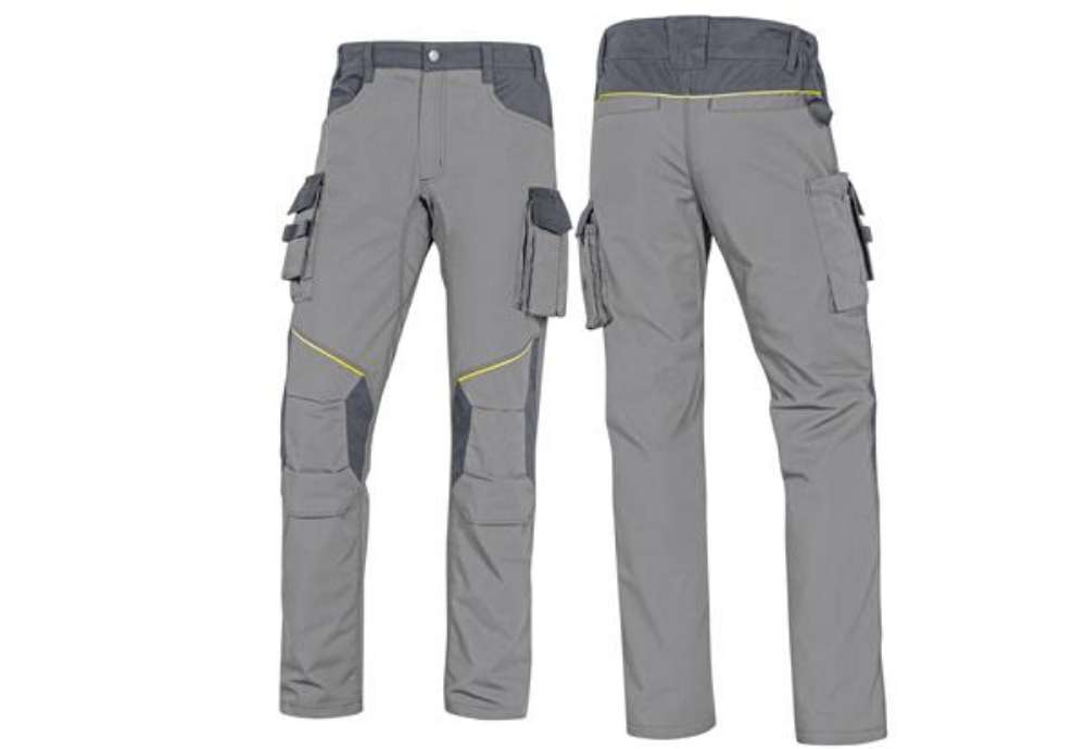 Immagine di Pantalone da lavoro Mach 2 - twill/poliestere/cotone - taglia XXL - grigio chiaro/grigio scuro - Del