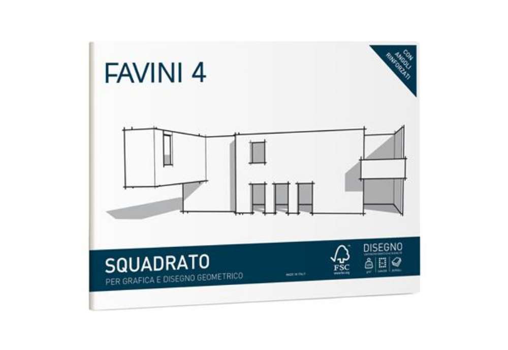 Immagine di Album Favini 4 - 24 x 33 cm - 220 gr - 20 fogli - liscio squadrato - Favini