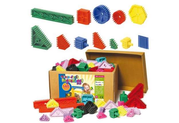 Immagine di Gioco Super Glisso ingranaggi - pezzi assortiti - CWR - conf. 140 pezzi