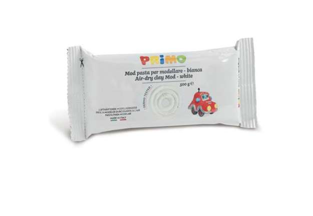 Immagine di Pasta da modellare - 500gr - bianco - Primo