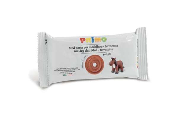 Immagine di Pasta da modellare - 500gr - terracotta - Primo