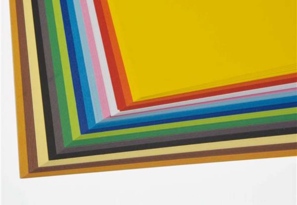 Immagine di Cartoncino Bristol Color - 50 x 70 cm - 200 gr - colori assortiti - Favini - box display 240 fogli