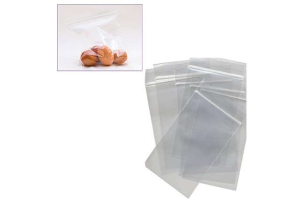 Immagine di Sacchetti Zip - 30 x 40 cm - 45 micron - LDPE - trasparente - Viva - conf. 100 pezzi