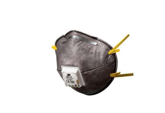 Immagine di Mascherina 9914 - con carboni attivi - monouso - filtro FFP1 - 3M - conf. 10 pezzi