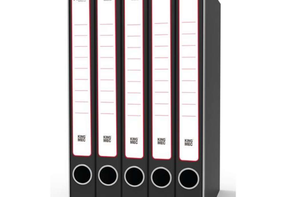 Immagine di Gruppo registratori Quintetto - 23 x 32 cm - con 5 cartelle 3 lembi - dorso 23 cm - grigio - Rexel