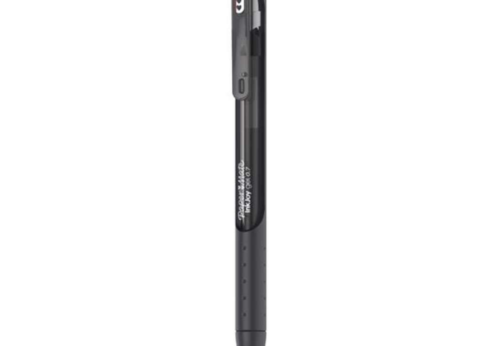 Immagine di Penna a sfera a scatto Inkjoy Gel - punta 0,7mm - nero - Papermate