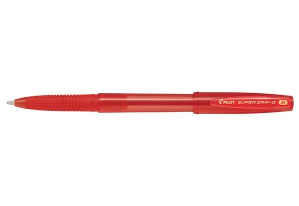 Immagine di Penna a sfera Supergrip G con cappuccio - punta 1,0mm - rosso  - Pilot