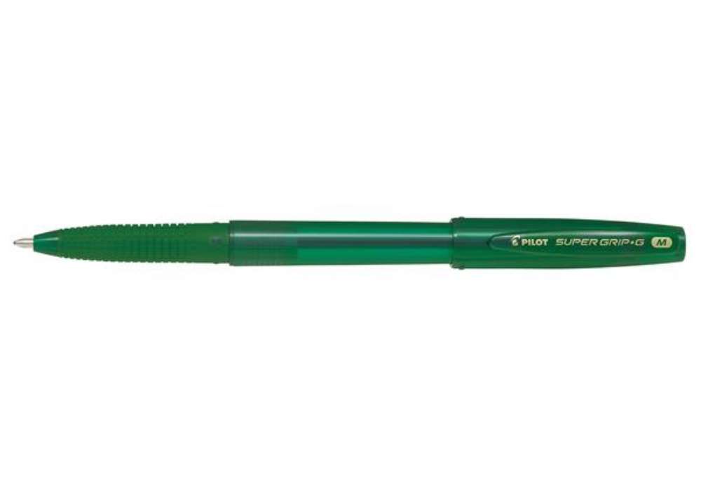Immagine di Penna a sfera Supergrip G con cappuccio - punta 1,0mm - verde - Pilot