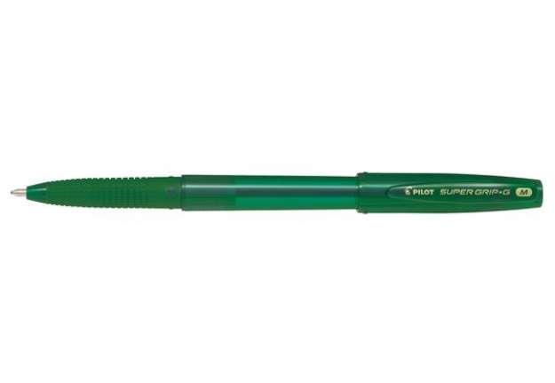 Immagine di Penna a sfera Supergrip G con cappuccio - punta 1,0mm - verde - Pilot