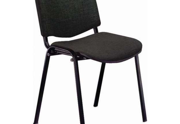 Immagine di Seduta attesa Dado D5S - senza braccioli - ignifuga - nero - Unisit