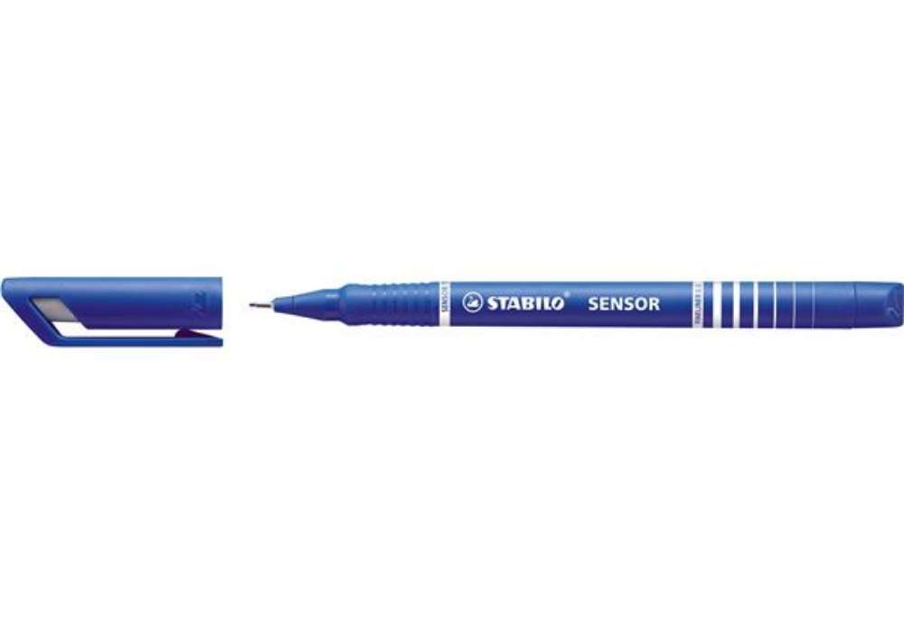 Immagine di Fineliner Stabilo Sensor - tratto 0,3mm - blu - Stabilo
