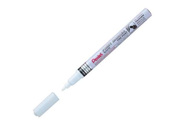 Immagine di Marcatore Paint Marker Linea Amiko - punta fine 2,90mm - bianco - Pentel