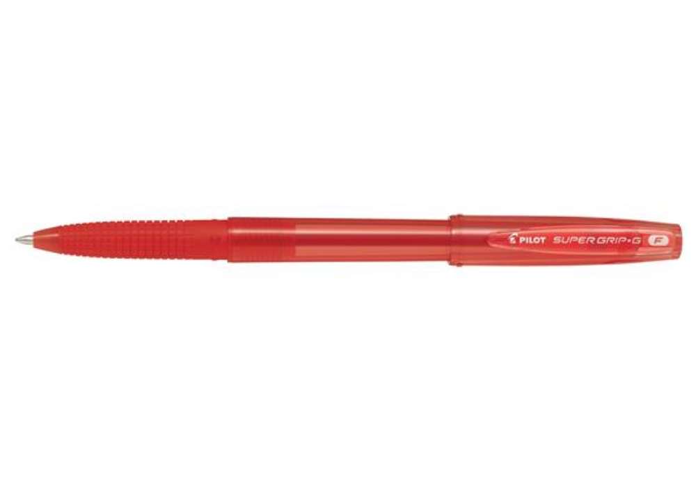 Immagine di Penna a sfera Supergrip G con cappuccio - punta 0,7mm - rosso  - Pilot