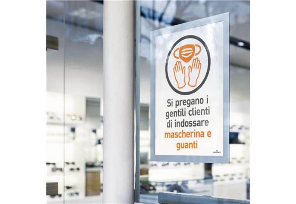 Immagine di Cornice Duraframe Sun - A4 - 21 x 29,7 cm - argento - Durable