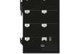 Immagine di Lavagna da parete Weekplanner - 30 x 45 cm - nero - Securit