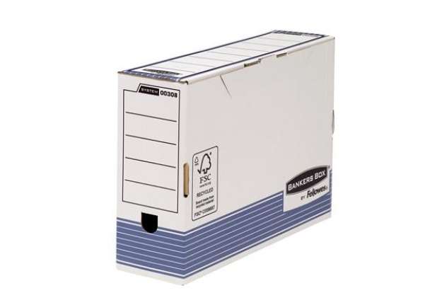 Immagine di Scatola archivio Bankers Box System - formato legale - 36x25,5 cm - dorso 10 cm - Fellowes