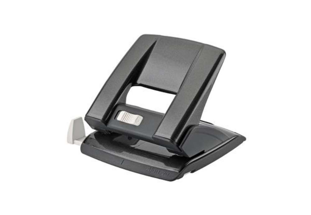 Immagine di Perforatore - passo 8 cm - max 20 fogli - 2 fori - nero - Kartia