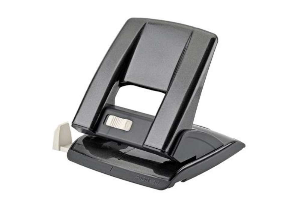 Immagine di Perforatore - passo 8 cm - max 30 fogli - 2 fori - nero - Kartia