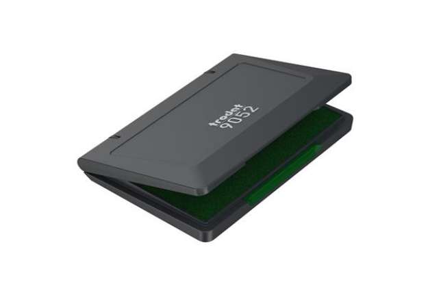 Immagine di Cuscinetto 9052 per timbri in gomma - 7 x 11 cm - verde - Trodat