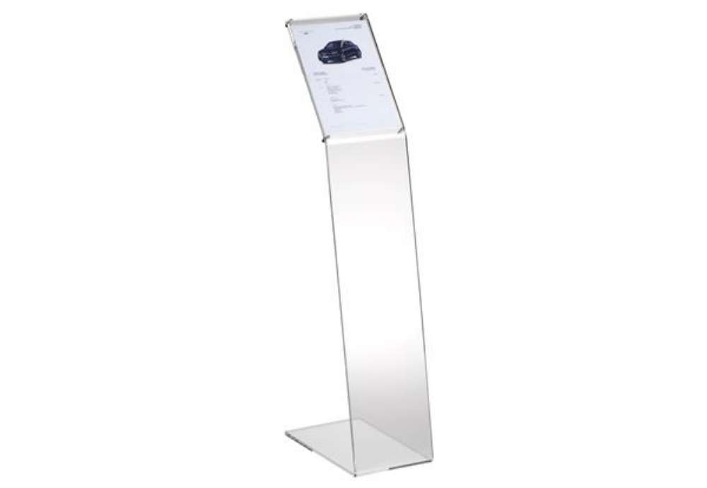 Immagine di Leggio da terra - acrilico - A4 - altezza 108 cm - Tecnostyl