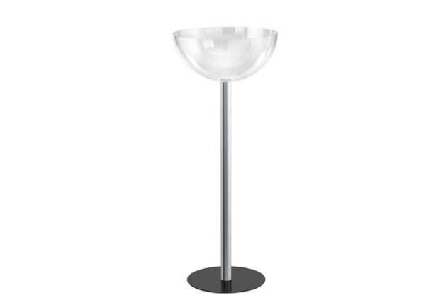 Immagine di Espositore da terra con 1 semisfera contenitore - Ø 50 cm - altezza 96 cm - Tecnostyl