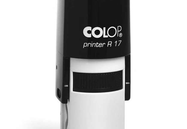 Immagine di Timbro Printer R17 - diametro 17 mm - 3 righe - personalizzabile - autoinchiostrante - Colop