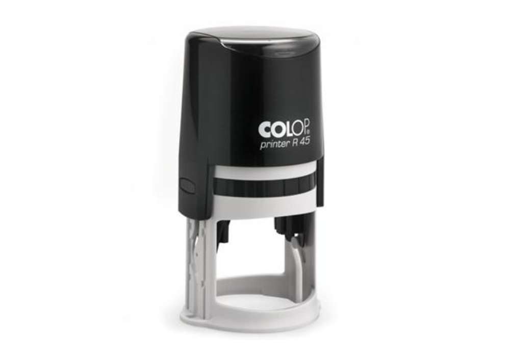 Immagine di Timbro Printer R45 - diametro 45 mm - 5 righe - personalizzabile - autoinchiostrante - Colop