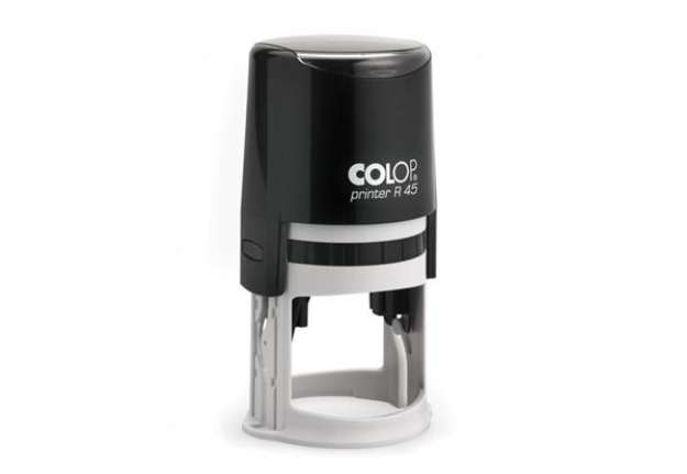 Immagine di Timbro Printer R45 - diametro 45 mm - 5 righe - personalizzabile - autoinchiostrante - Colop