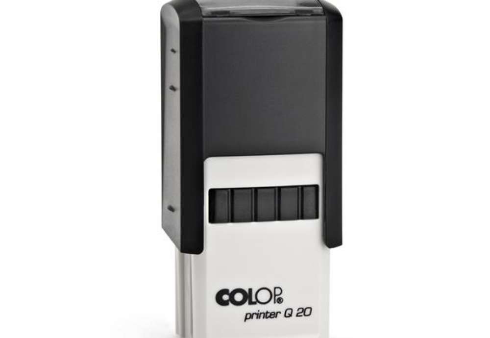 Immagine di Timbro Printer Q 20 - 20x20 mm - 5 righe - quadrato - autoinchiostrante - Colop