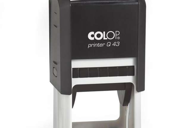 Immagine di Timbro Printer Q 43 - 43x43 mm - 8 righe - quadrato - autoinchiostrante - Colop