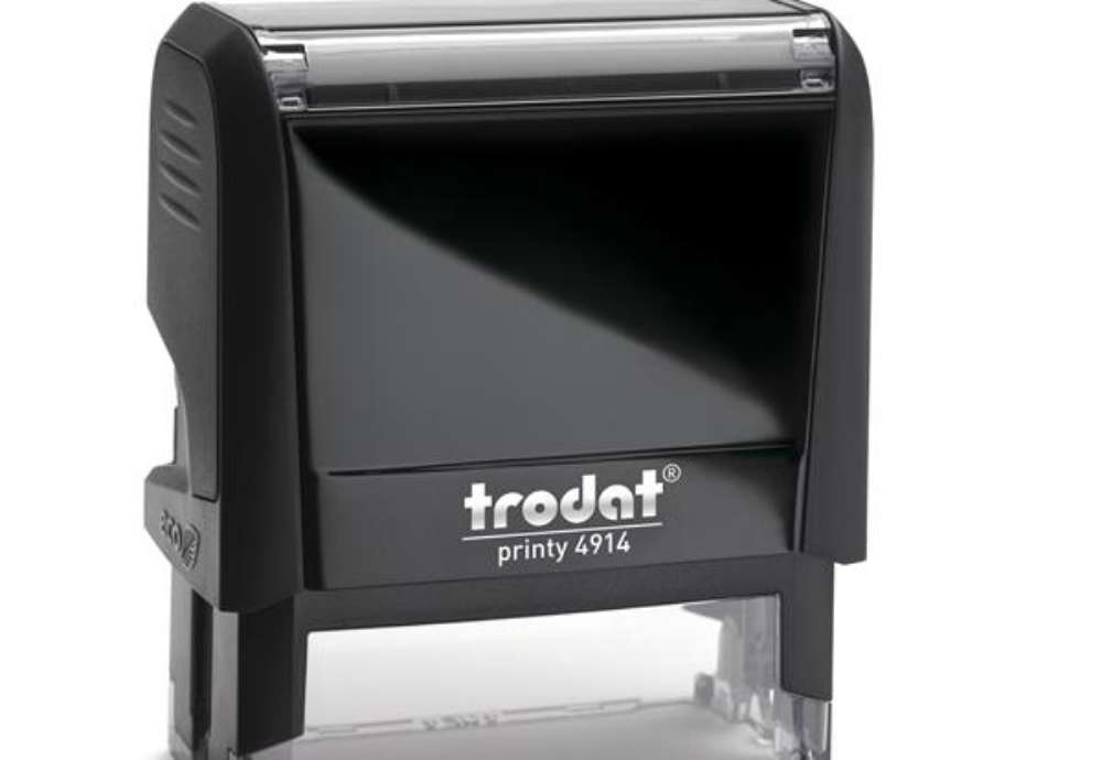 Immagine di Timbro Original Printy 4.0 4914 - personalizzabile - 64 x 26 mm - 7 righe - autoinchiostrante - Trod