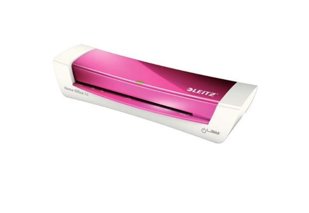 Immagine di Plastificatrice ILam HomeOffice - A4 - fucsia metal - Leitz