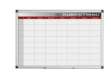 Immagine di Planner magnetico settimanale - 90 x 60 cm - silver - Bi-Office