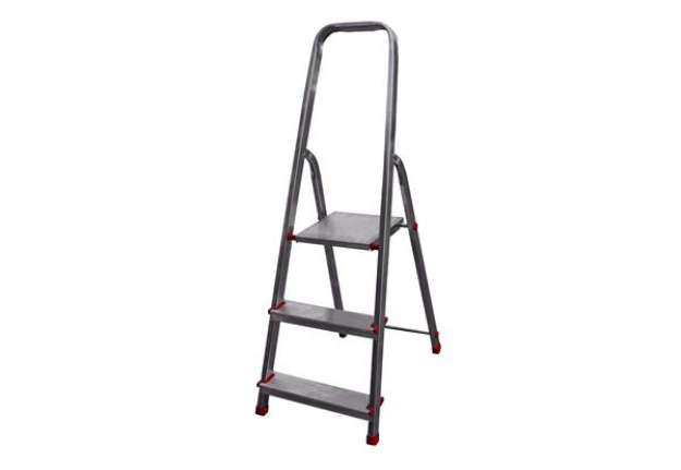 Immagine di Scala domestica Stella Basic - 3 gradini - alluminio - Marchetti