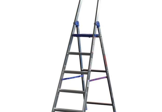 Immagine di Scala professionale Climb Evolution - 8 gradini - alluminio - Marchetti