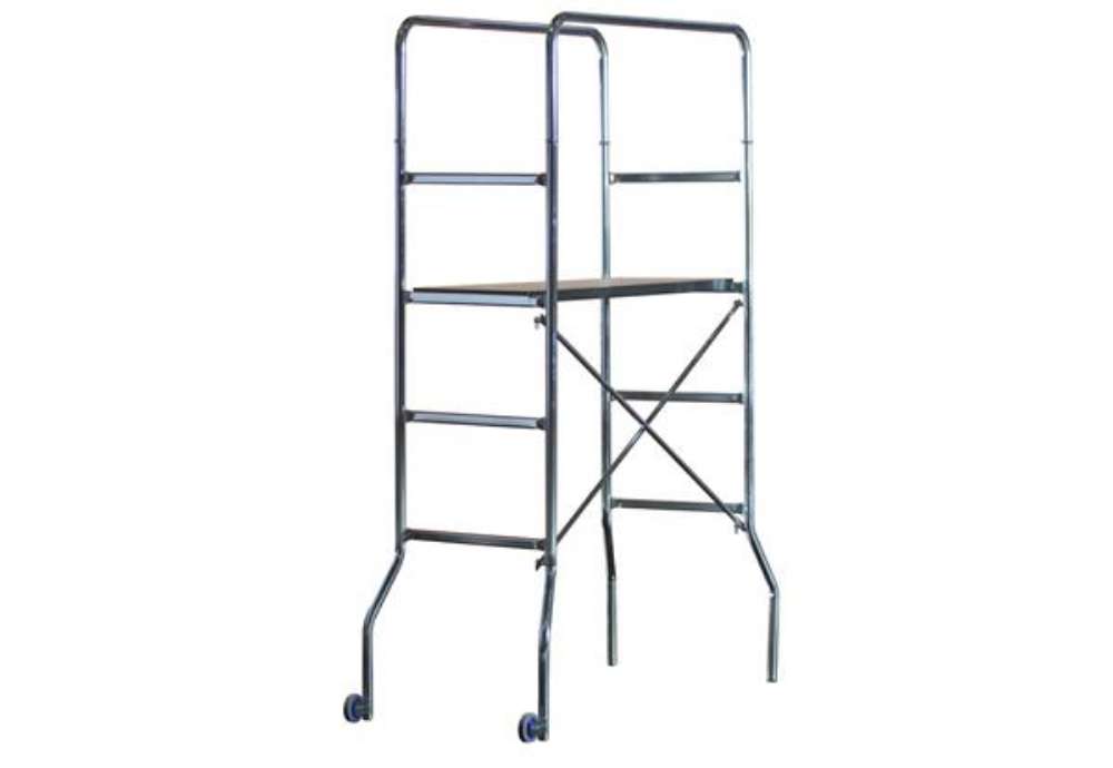 Immagine di Trabattello Trio - 130 x 60 cm - H 188 cm - acciaio zincato - Marchetti