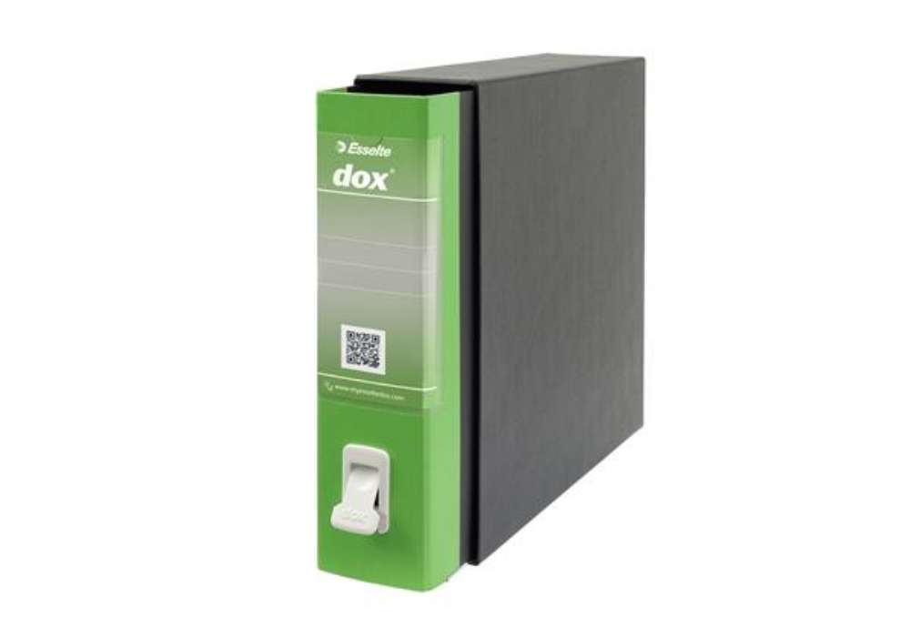 Immagine di Registratore Dox 2 - dorso 8 cm - protocollo 23 x 34 cm - greenery - Esselte Dox