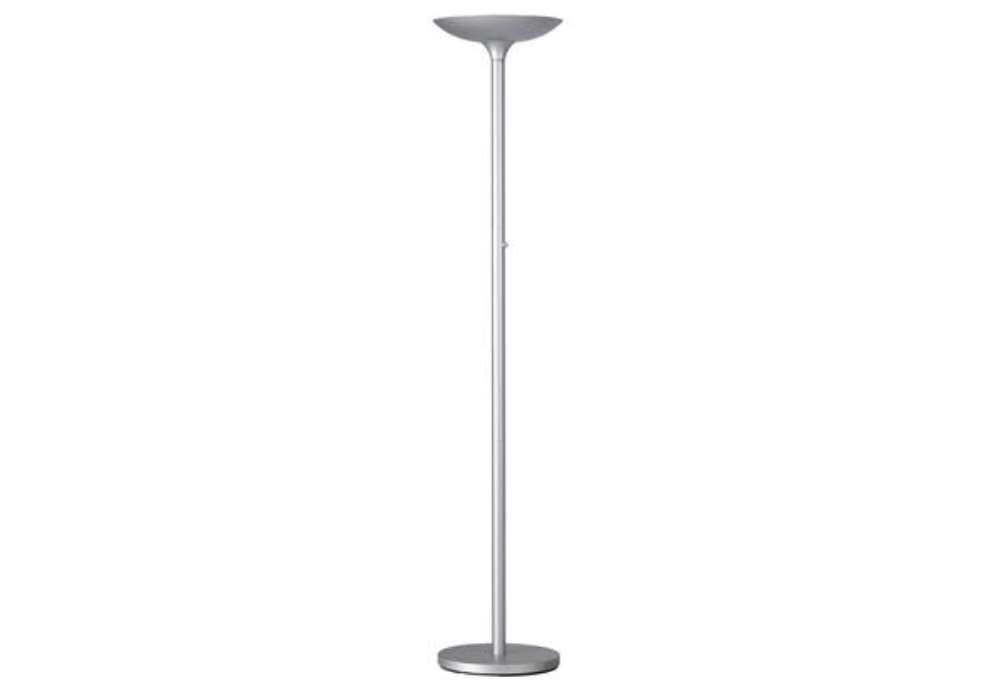 Immagine di Lampada da terra Varialux - a led - base diametro 34 cm - H 180 cm - 23 W - grigio metal - Unilux