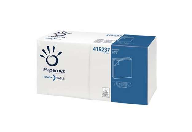 Immagine di Tovaglioli - 33 x 32 cm - monovelo - bianco - Papernet - conf. 300 pezzi
