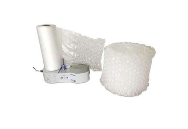 Immagine di Film cuscino a bolle WiRoll - per macchina Wi1000 - 40 x 29 cm - lunghezza film 300 m - Titanium