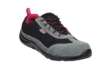 Immagine di Calzatura di sicurezza Como S1P SRC - pelle scamosciata/poliestere mesh - numero 41 - nero/fucsia -