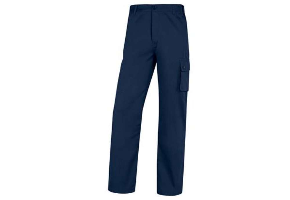 Immagine di Pantalone da lavoro Palaos Paligpa - cotone - taglia XL - blu - Deltaplus