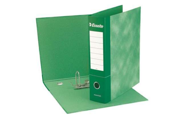 Immagine di Registratore Essentials G72 - dorso 5 cm - commerciale 23x30 cm - verde - Esselte