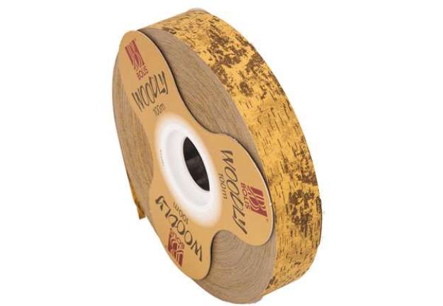 Immagine di Rotolo nastro Woodly - corteccia/marrone chiaro - 24mm x 100mt - Bolis