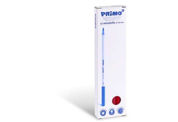 Immagine di Matita colorata Minabella - diametro mina 3,8 mm - rosso carminio - Primo