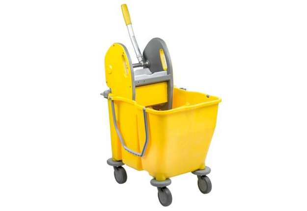Immagine di Carrello per pulizie Pressduo - 30 L - 60 x 36 x 82 cm - giallo - Medial International