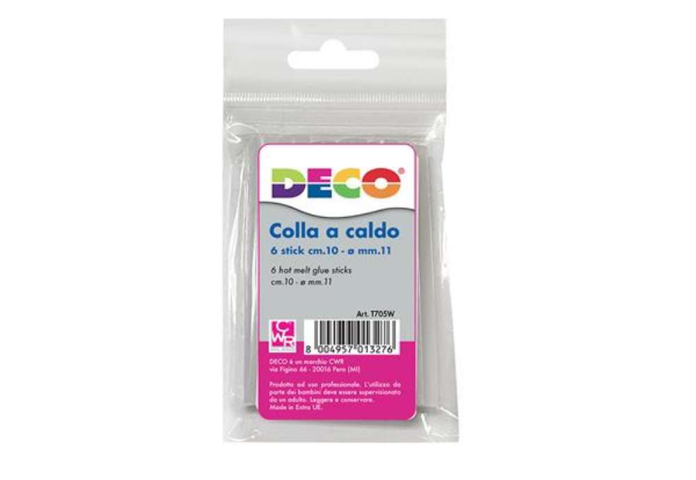 Immagine di Colla per pistola grande - ø 11 mm - lunghezza 10 cm - Deco - conf. 6 pezzi
