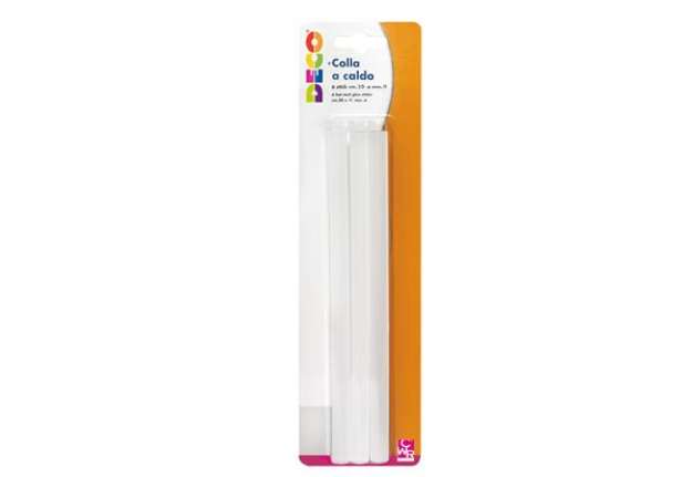 Immagine di Colla per pistola grande - ø11mm - lunghezza 20cm - Deco - conf. 6 pezzi