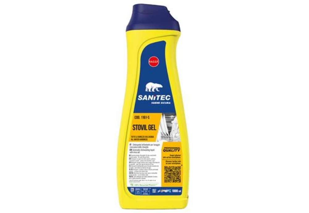 Immagine di Detergente per lavastoviglie Stovil Gel - 1 L - Sanitec